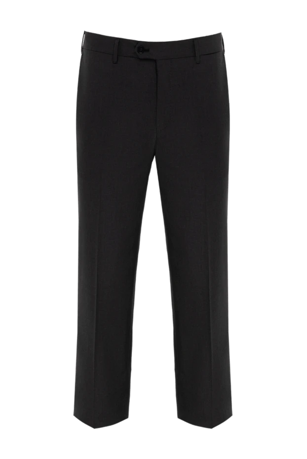 Zilli man men's gray wool trousers купить с ценами и фото 154058 - photo 1