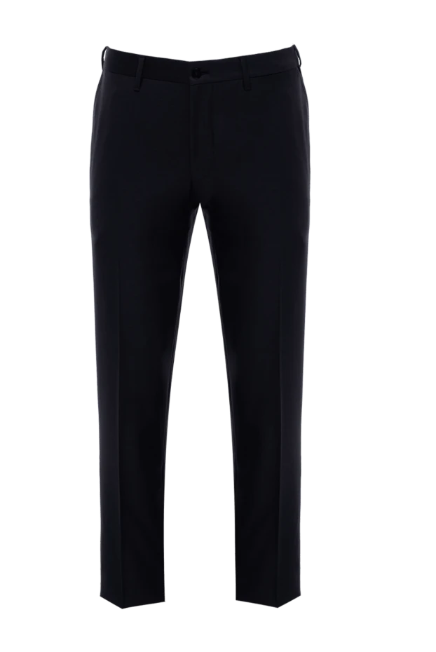 Zilli man men's blue wool trousers купить с ценами и фото 154061 - photo 1