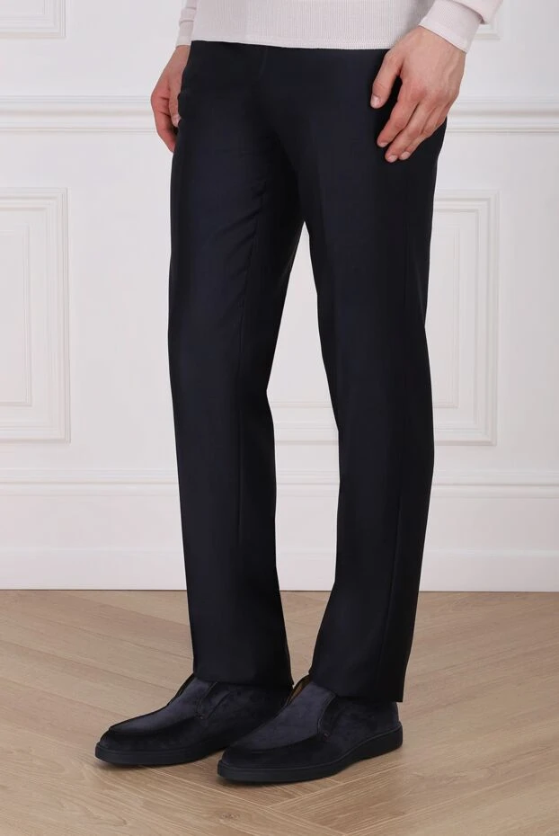 Zilli man black cashmere trousers for men 154112 - photo 3