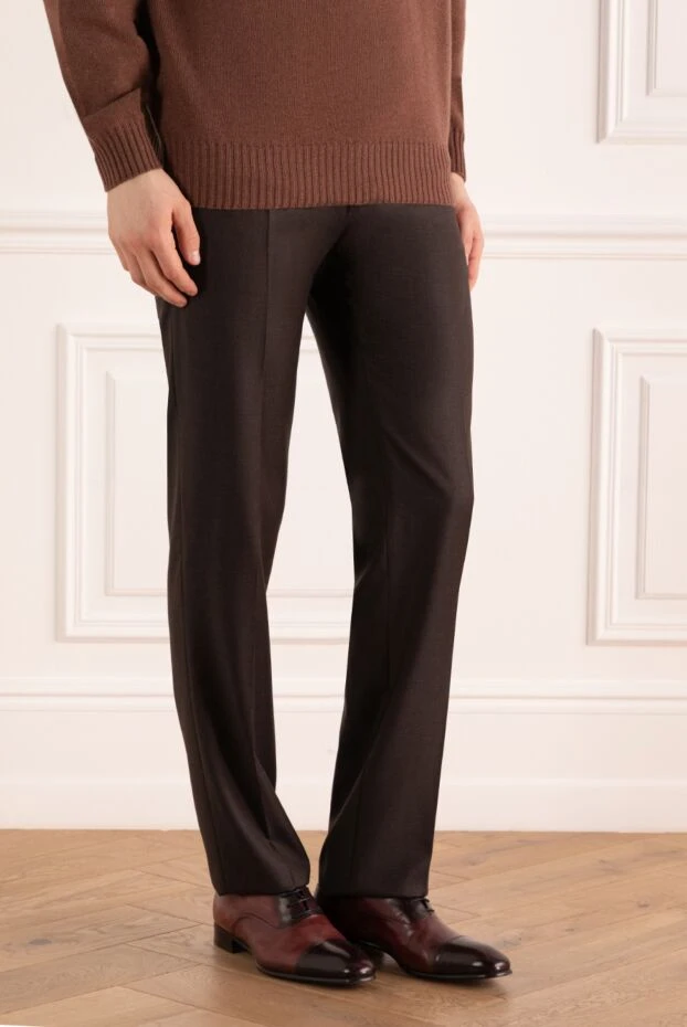 Zilli man black cashmere trousers for men 154112 - photo 3