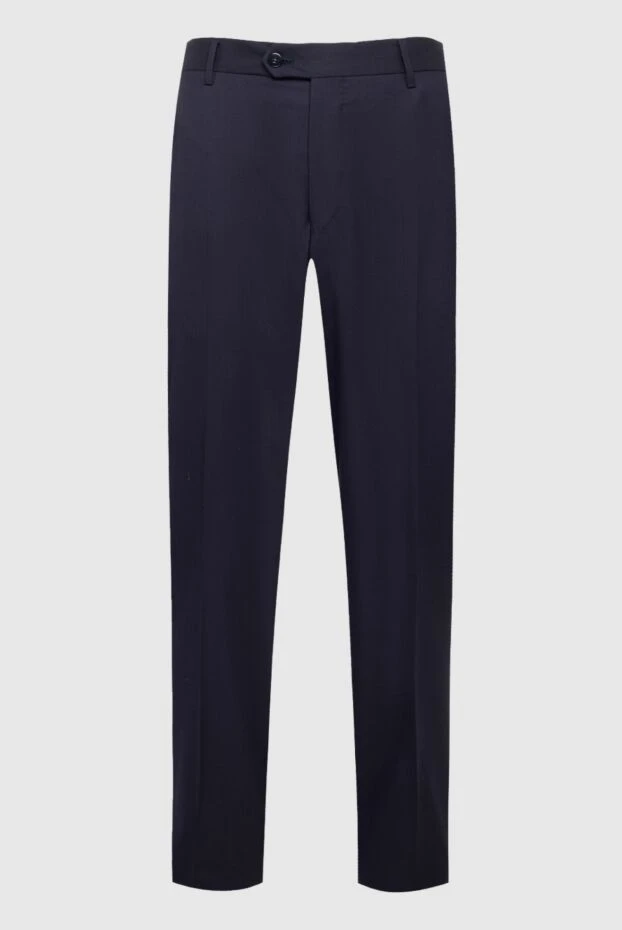 Zilli man men's blue wool trousers купить с ценами и фото 154069 - photo 1