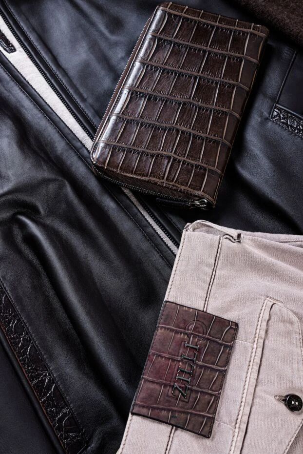 Zilli мужские брюки песочного цвета из кашемира и хлопка
 154075 - фото 3