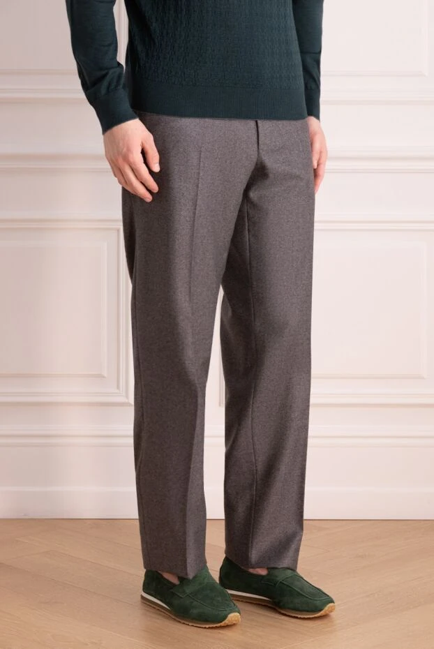 Zilli man black cashmere trousers for men 154112 - photo 3