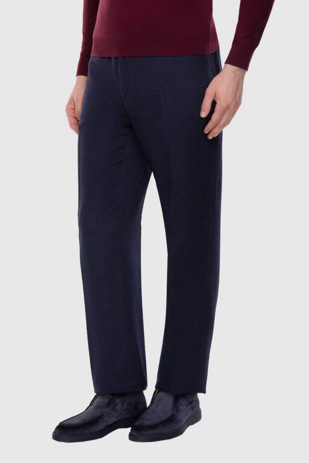 Zilli man black cashmere trousers for men 154112 - photo 3