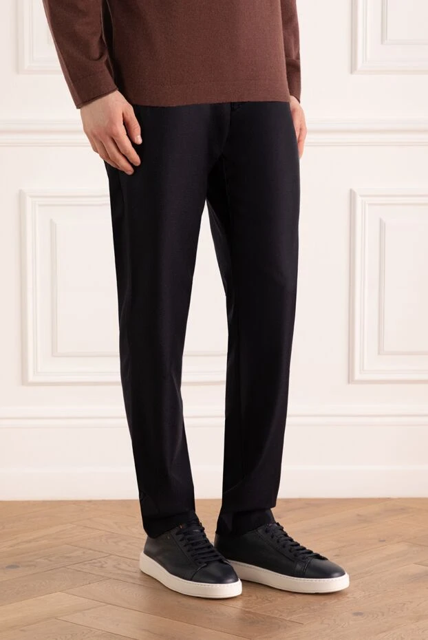 Zilli man black cashmere trousers for men 154112 - photo 3