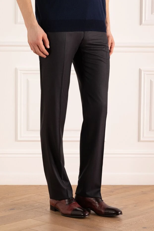 Zilli man black cashmere trousers for men 154112 - photo 3