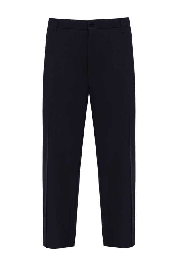 Zilli man purple men's wool and cashmere trousers купить с ценами и фото 154103 - photo 1