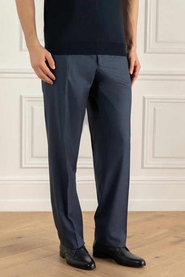 Zilli man black cashmere trousers for men 154112 - photo 3