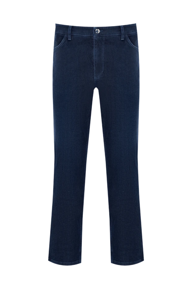 Zilli man blue cotton jeans for men купить с ценами и фото 154127 - photo 1