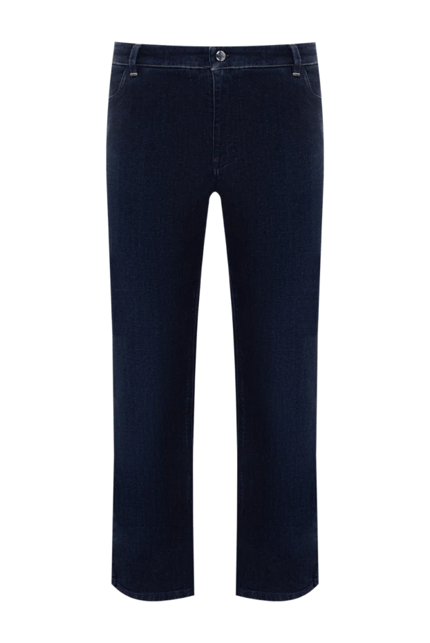 Zilli джинсы темно-синие мужские облегающие с контрастной прострочкой
154131 - фото 1