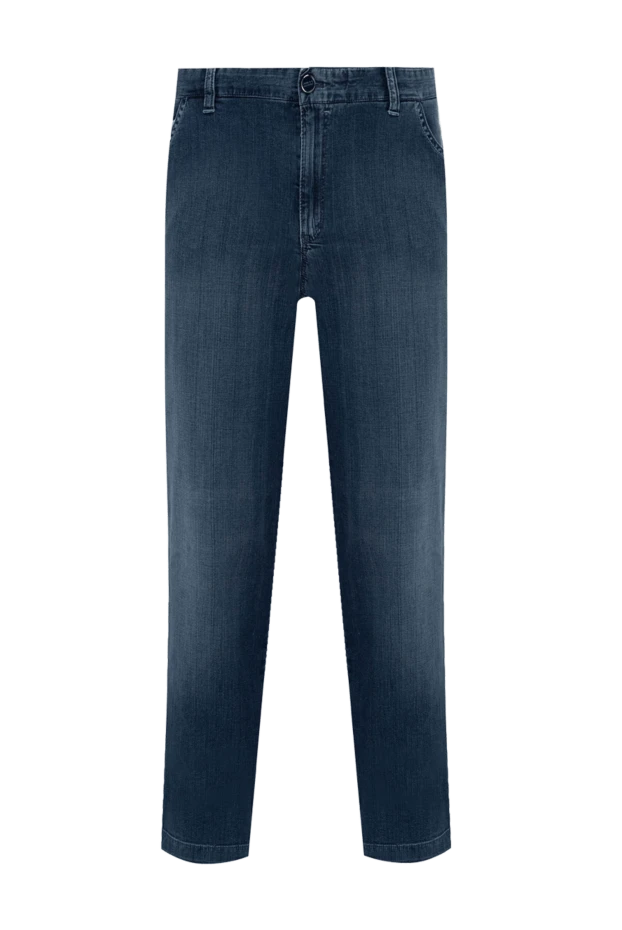 Zilli man blue cotton jeans for men купить с ценами и фото 154137 - photo 1