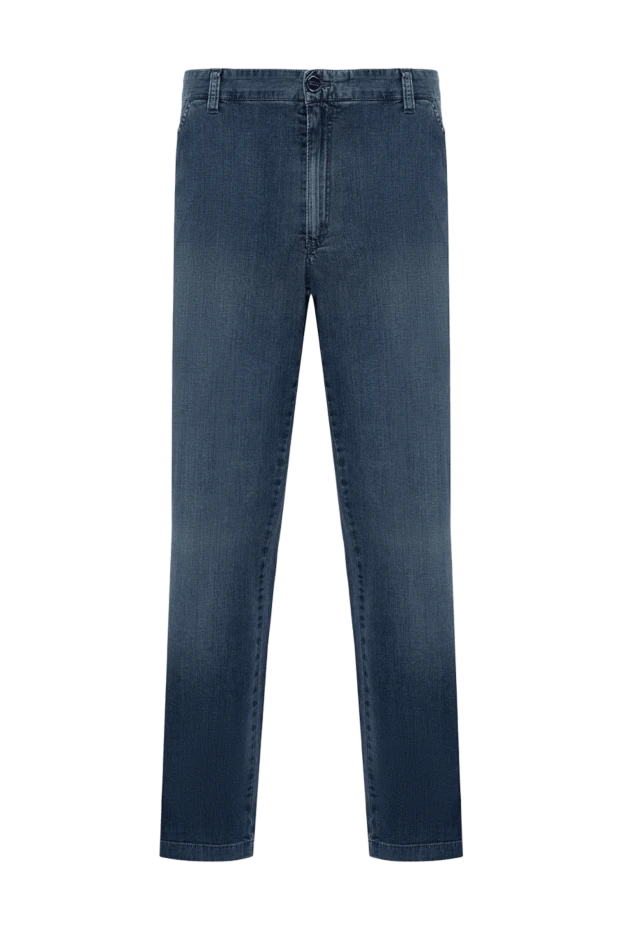 Zilli man blue cotton jeans for men купить с ценами и фото 154142 - photo 1