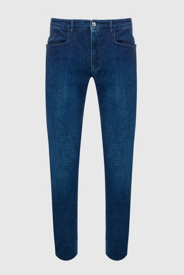 Zilli man cotton and polyester jeans blue for men купить с ценами и фото 154145 - photo 1