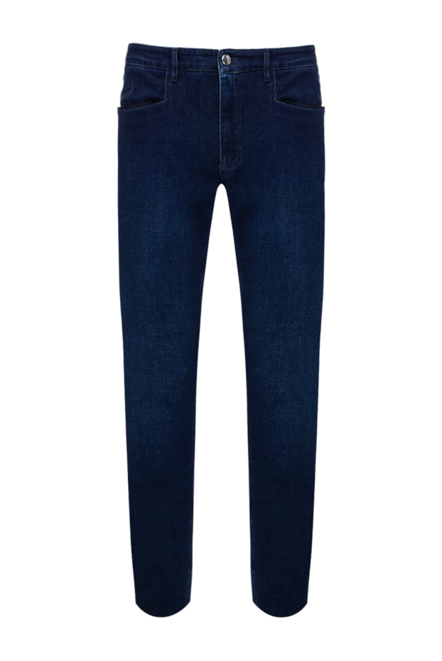 Zilli man cotton and polyester jeans blue for men купить с ценами и фото 154145 - photo 1