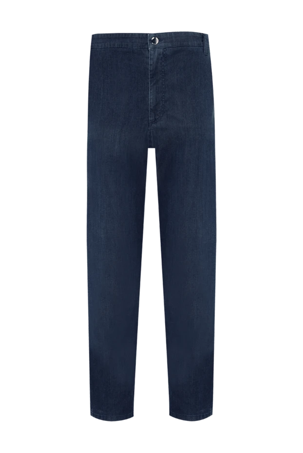 Zilli man blue cotton jeans for men купить с ценами и фото 154156 - photo 1