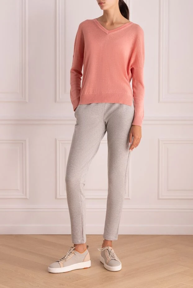 Cappellini woman pink jumper for women купить с ценами и фото 154280 - photo 2