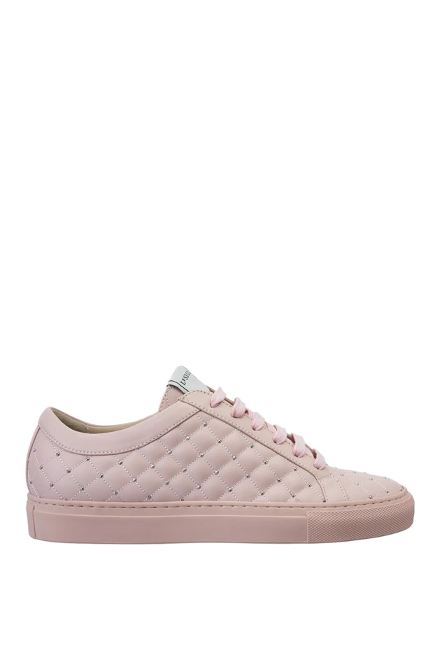 Le Silla woman pink leather sneakers for women купить с ценами и фото 154290 - photo 1