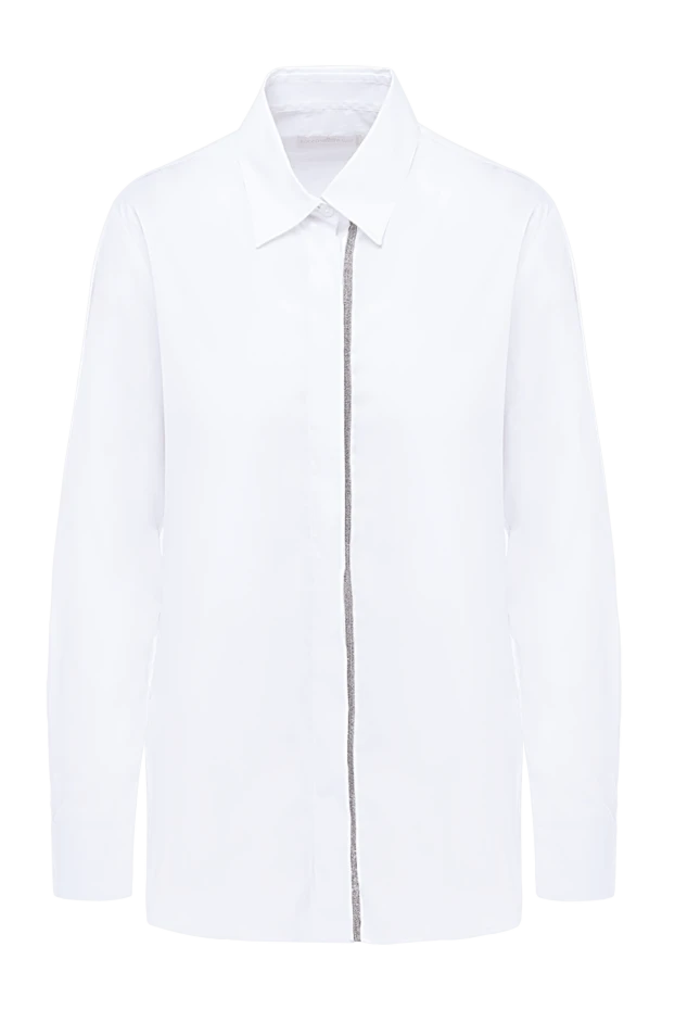 Rocco Ragni woman white cotton and polyamide blouse for women купить с ценами и фото 154349 - photo 1