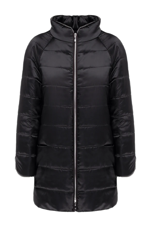 Rocco Ragni woman women's black polyester down jacket купить с ценами и фото 154353 - photo 1