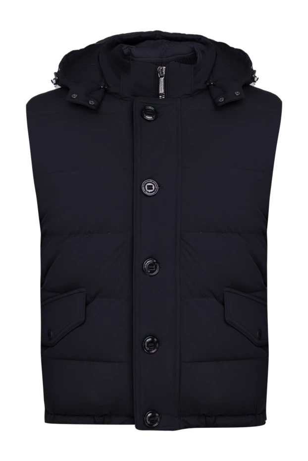 Moorer man men's down jacket made of wool and cashmere black купить с ценами и фото 154374 - photo 1