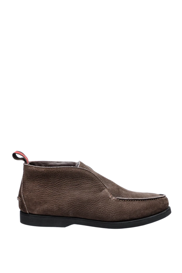 Kiton man brown nubuck boots for men купить с ценами и фото 154418 - photo 1