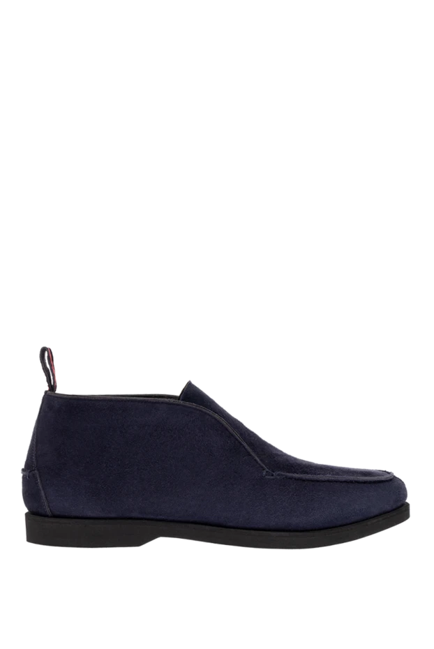 Kiton man blue nubuck boots for men купить с ценами и фото 154419 - photo 1