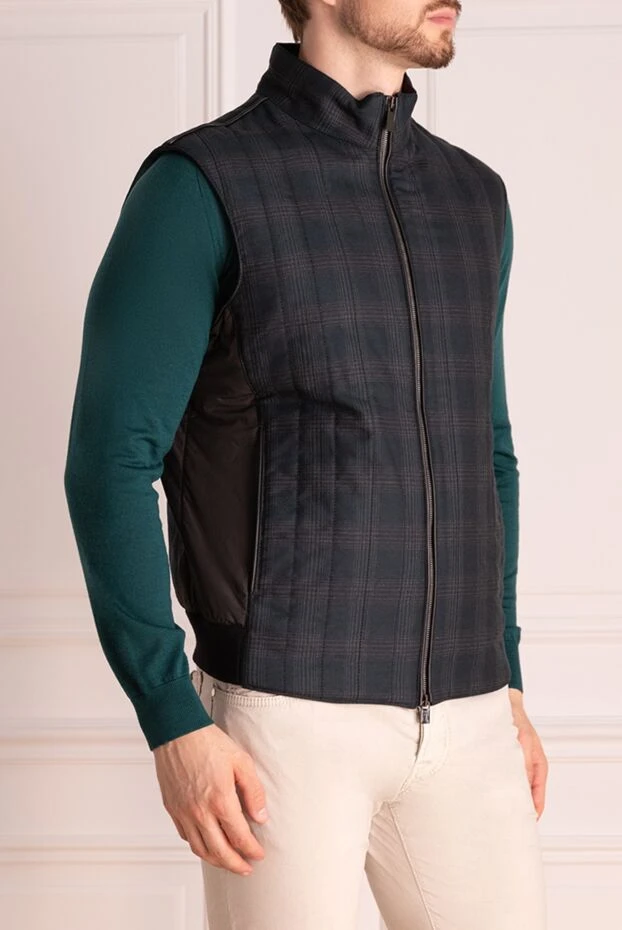 Torras man polyamide and wool vest blue for men купить с ценами и фото 154546 - photo 2