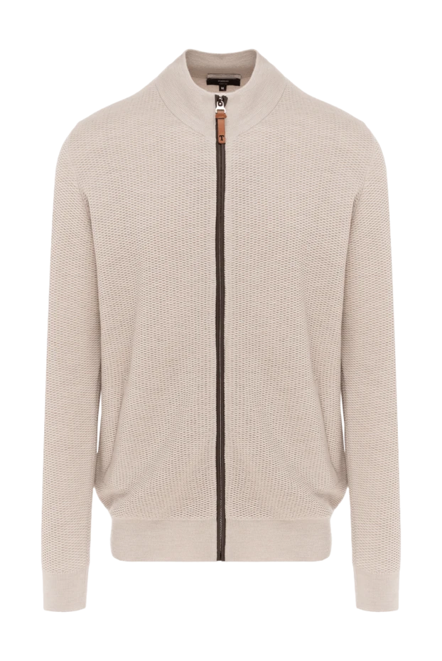 Torras man men's wool cardigan, beige купить с ценами и фото 154562 - photo 1