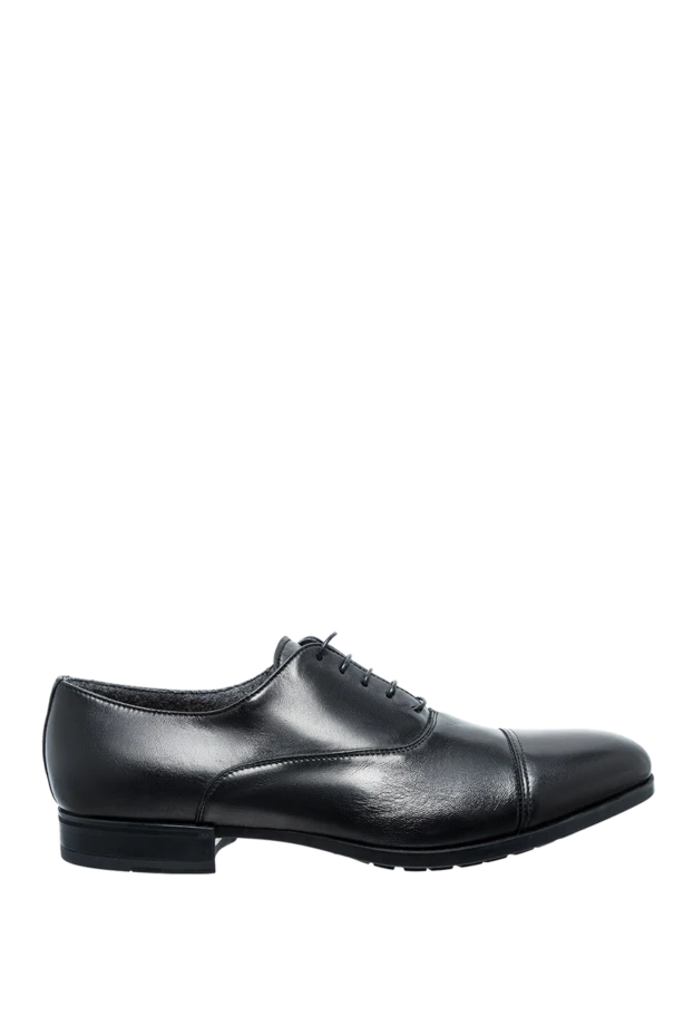 Doucal`s man men's black leather shoes купить с ценами и фото 154581 - photo 1