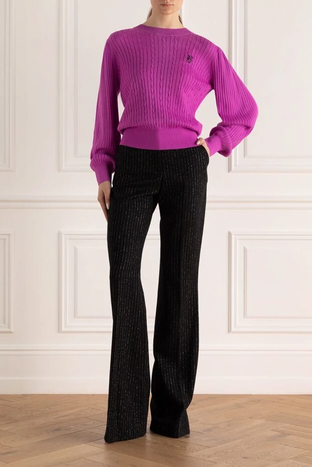 MSGM woman pink wool and acrylic jumper for women купить с ценами и фото 154628 - photo 2