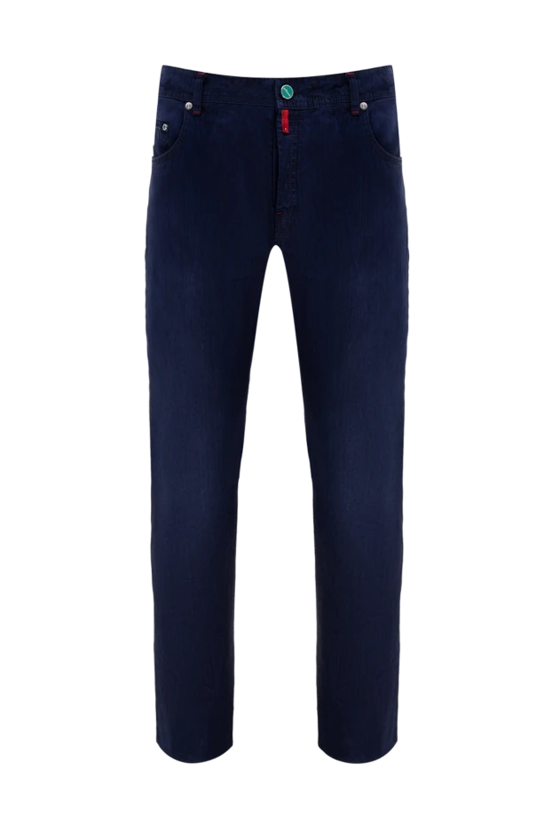 Kiton man men's black cotton jeans купить с ценами и фото 154645 - photo 1