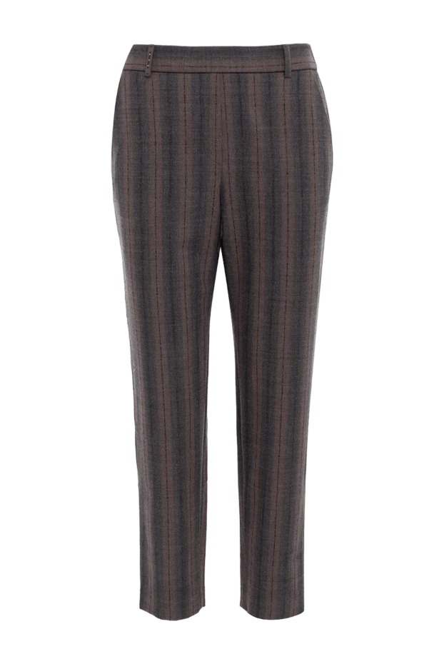 Peserico woman brown trousers for women купить с ценами и фото 154668 - photo 1