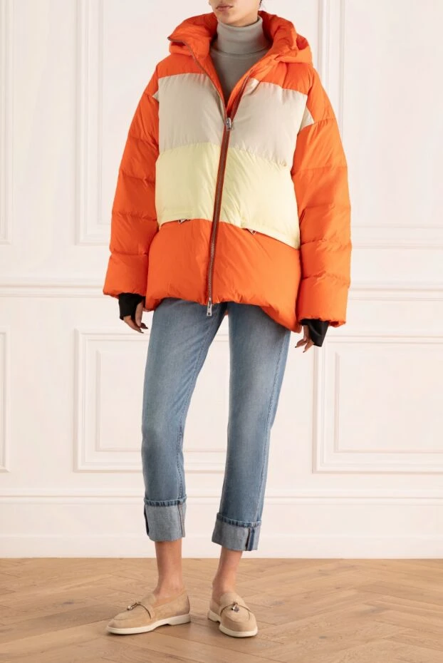 Enverse woman women's orange polyester down jacket купить с ценами и фото 154728 - photo 2