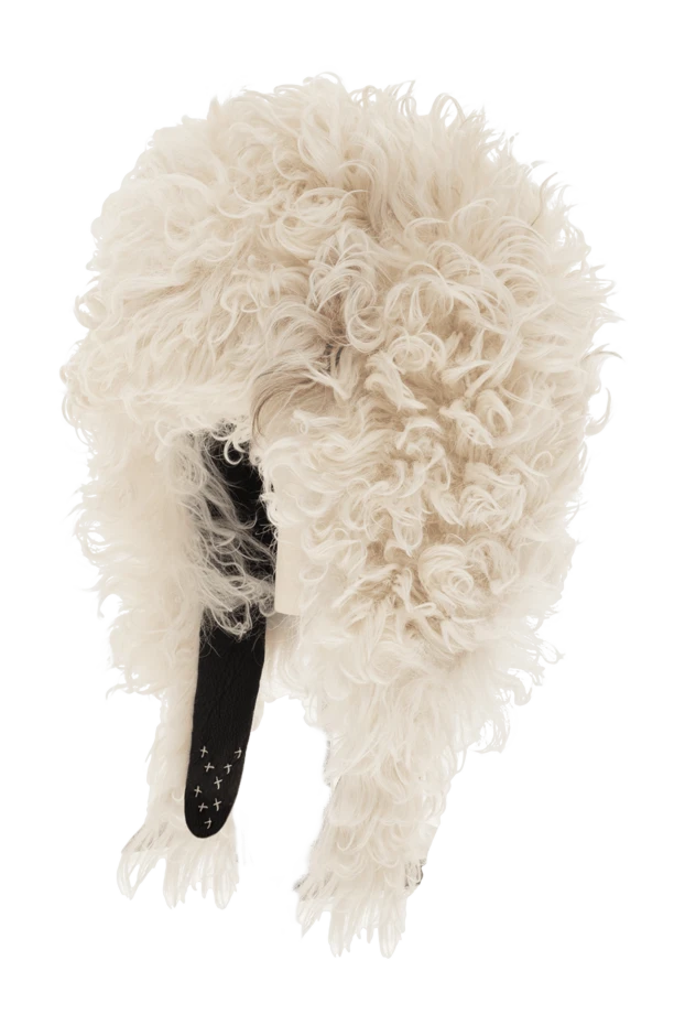 FG Furs warm fur and leather women's ushanka with hand-trimmed seams 154869 - photo 3