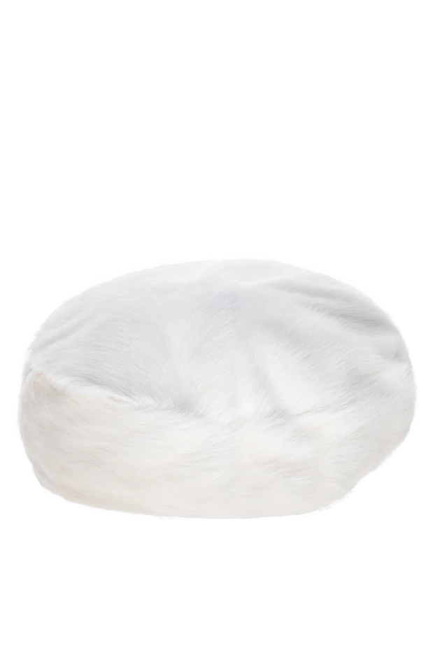 FG Furs woman white fur beret for women купить с ценами и фото 154875 - photo 1