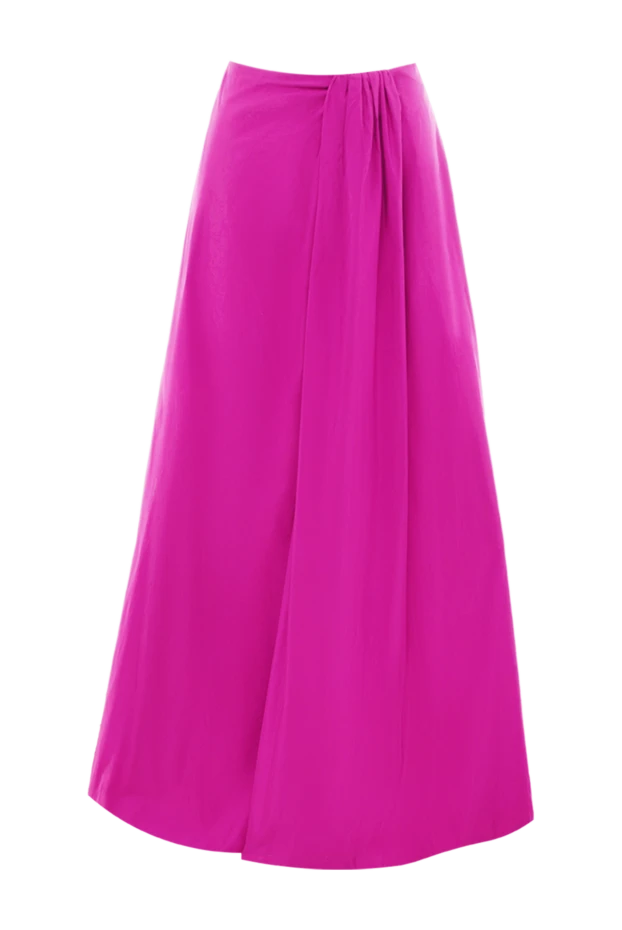 Valentino woman pink viscose and silk skirt for women купить с ценами и фото 154948 - photo 1