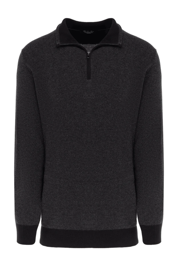 Loro Piana man gray cashmere troyer for men купить с ценами и фото 154983 - photo 1