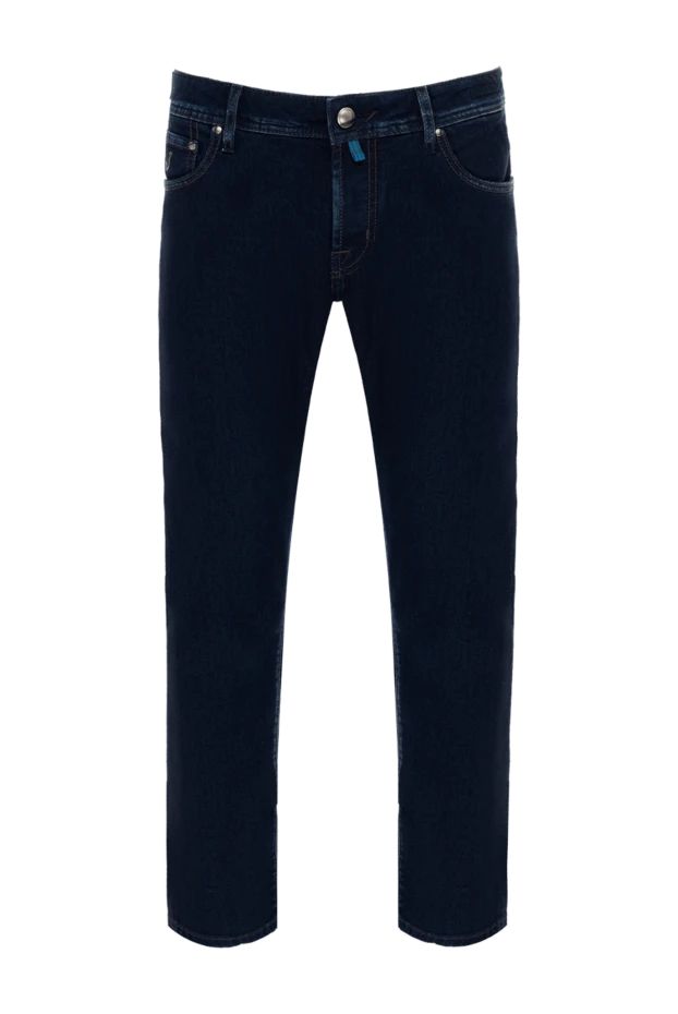 Jacob Cohen man cotton and elastane blue jeans for men купить с ценами и фото 155013 - photo 1