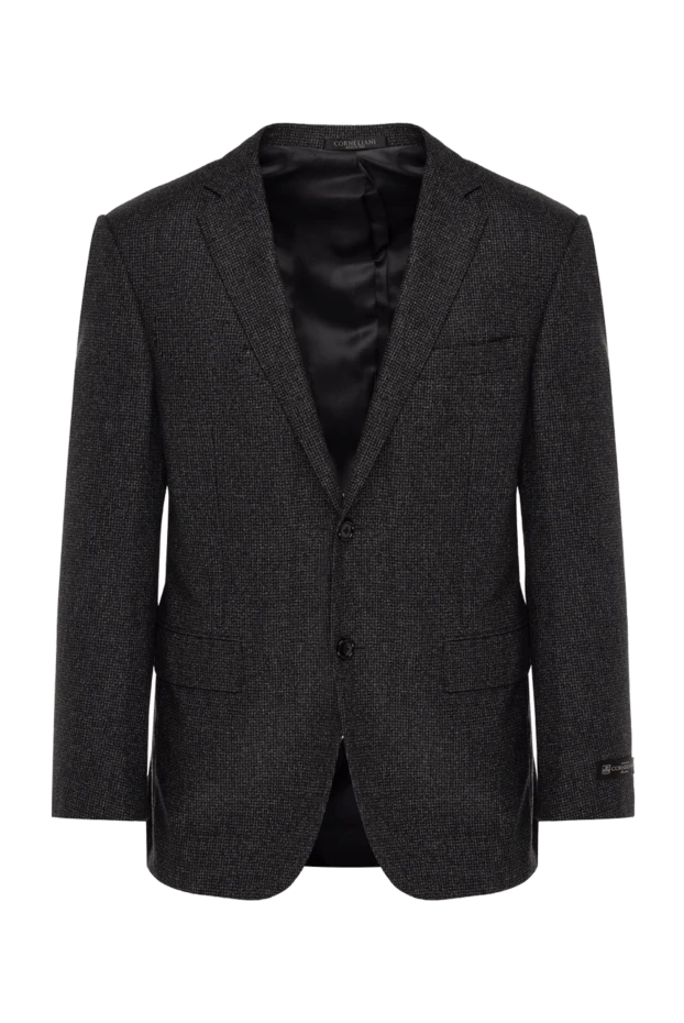 Corneliani man gray wool jacket for men купить с ценами и фото 155080 - photo 1