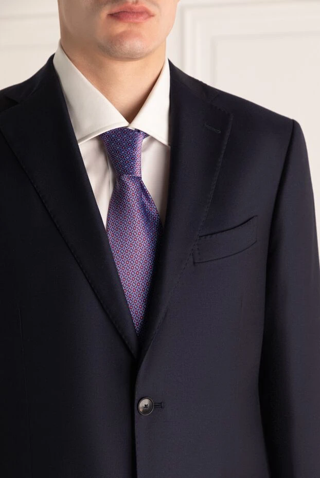 Stefano Ricci purple silk tie for men 155181 - photo 2