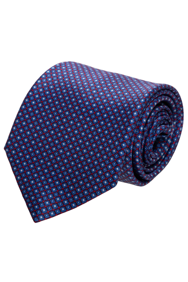 Stefano Ricci галстук из шелка фиолетовый мужской 155183 - фото 1