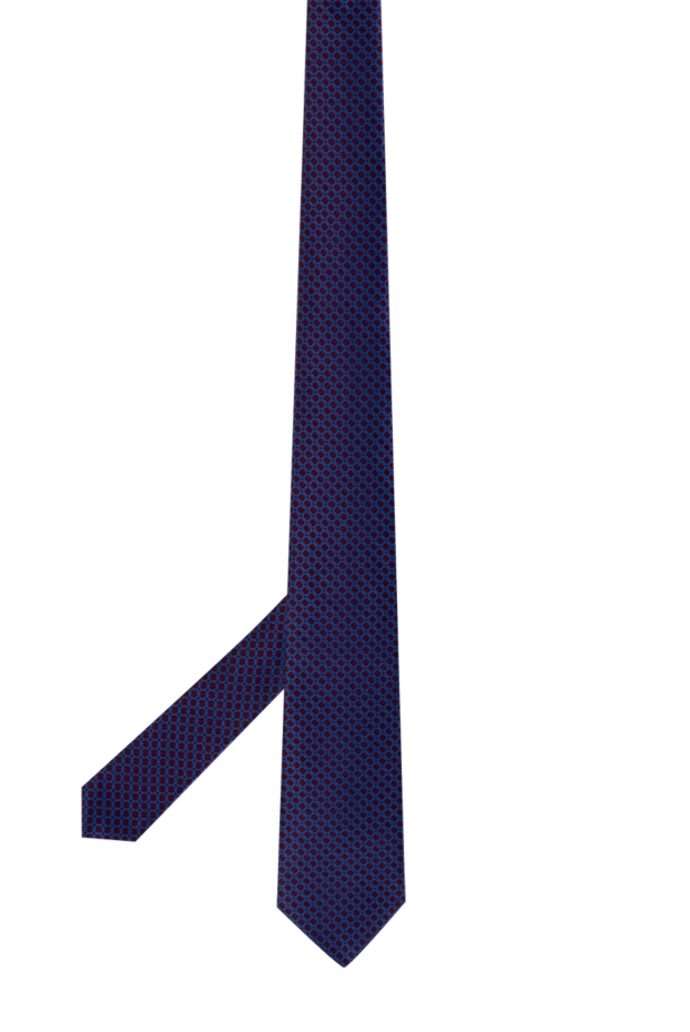 Stefano Ricci silk tie in purple tones with a blue pattern 155198 - photo 2