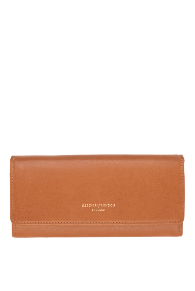 Aspinal of London woman brown leather wallet for women купить с ценами и фото 155260 - photo 1