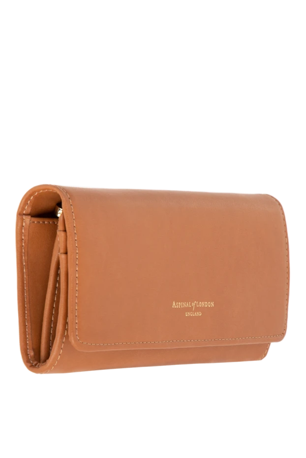 Aspinal of London woman brown leather wallet for women 155260 - photo 3