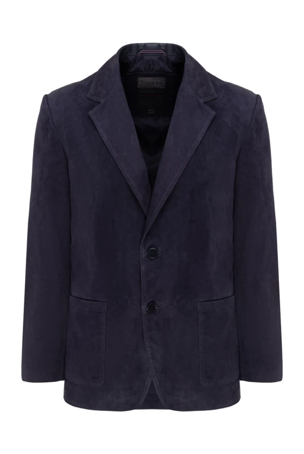 Torras man blue suede jacket for men купить с ценами и фото 155278 - photo 1