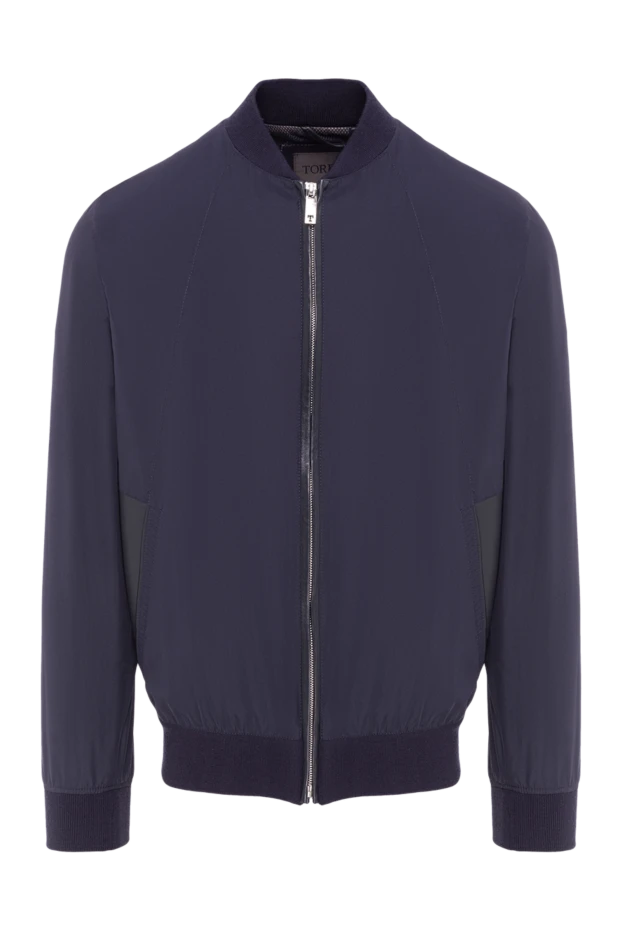 Қарама-қарсы кірістірулері бар көк микроталшықты бомбардир күрте
- фото 1