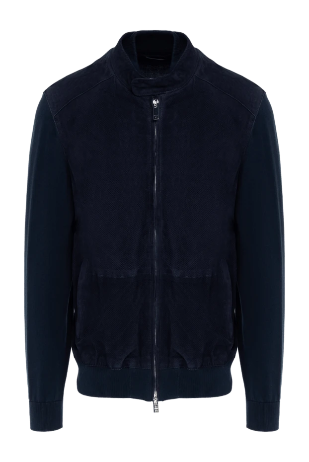 Torras man blue suede jacket for men купить с ценами и фото 155306 - photo 1