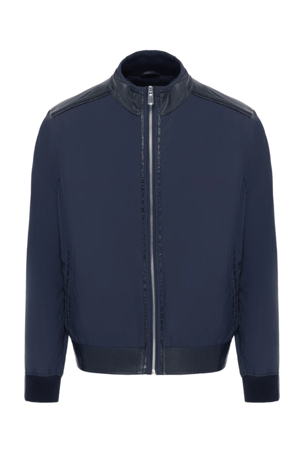 Torras man jacket made of polyester, genuine leather and polyamide blue for men купить с ценами и фото 155307 - photo 1