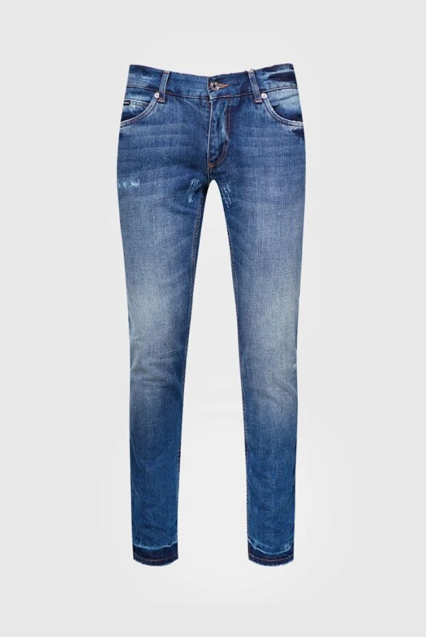 Dolce & Gabbana man blue cotton jeans for men купить с ценами и фото 155327 - photo 1