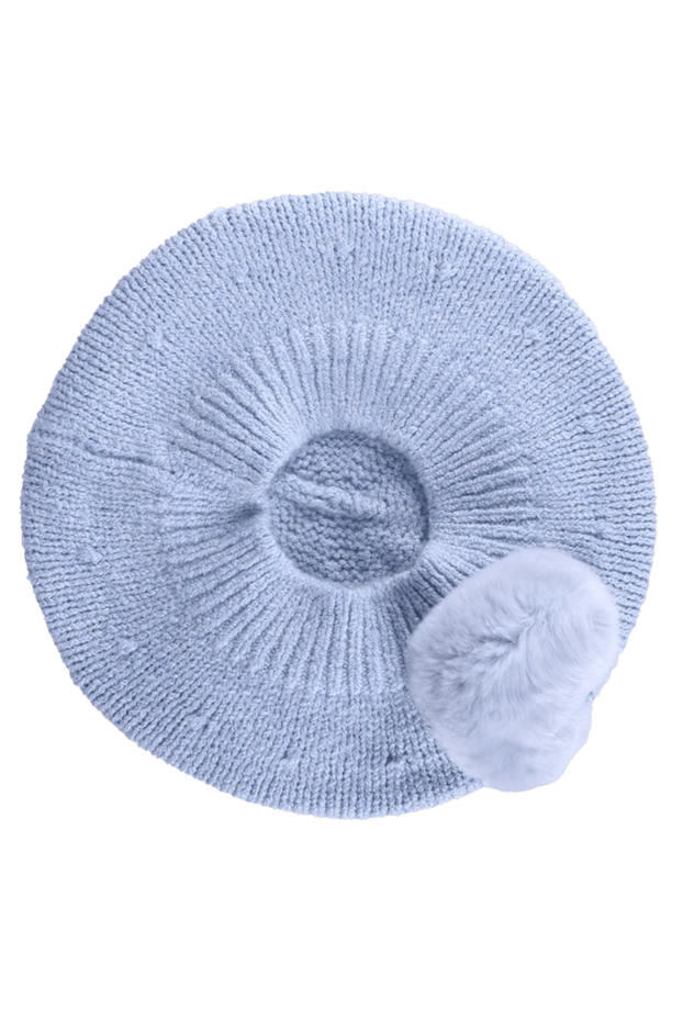 Max&Moi women's blue beret with pompom 155443 - photo 3